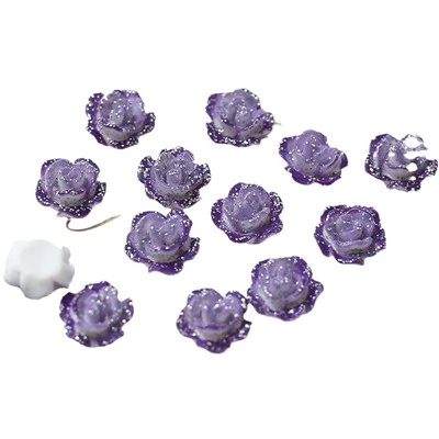 Flores de resina Kanzashi